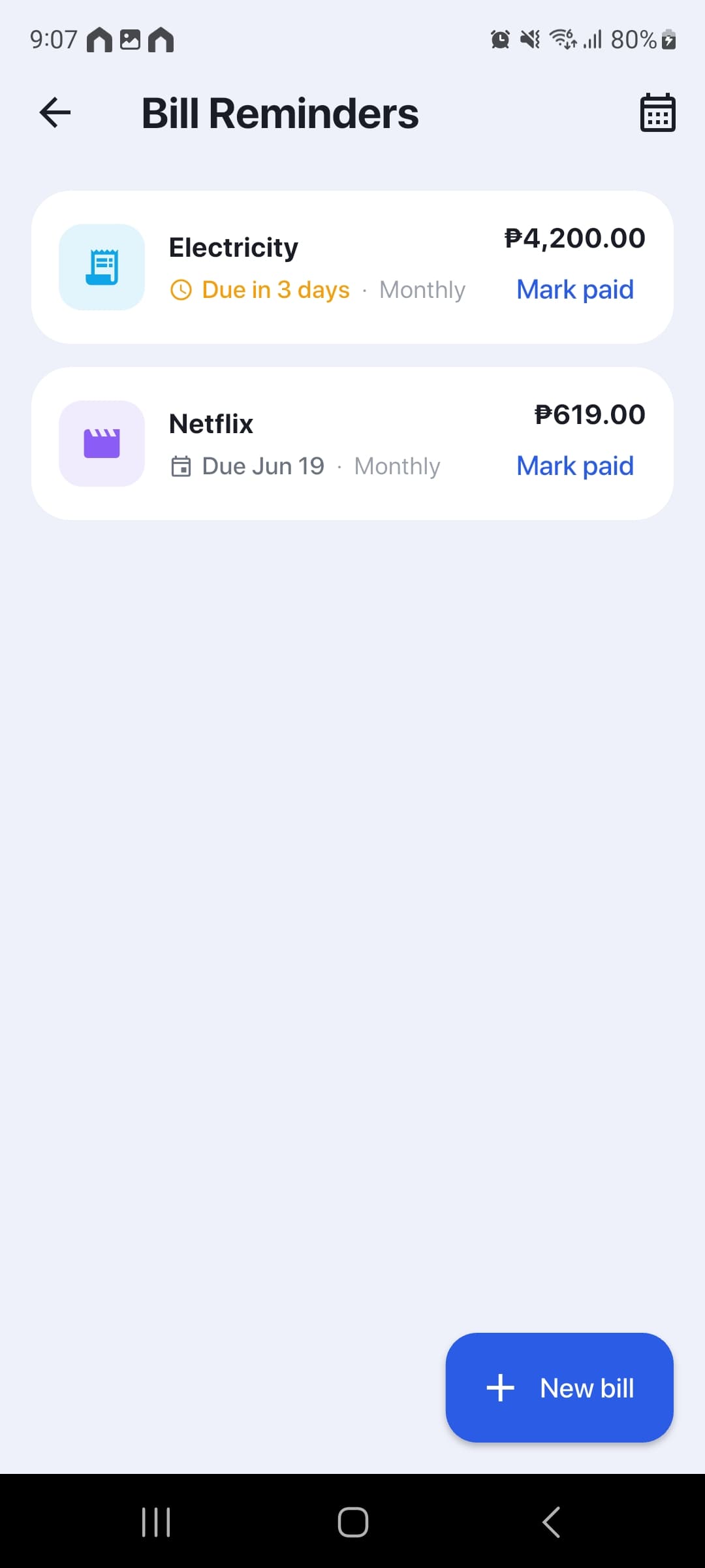 Jondu Bills screen